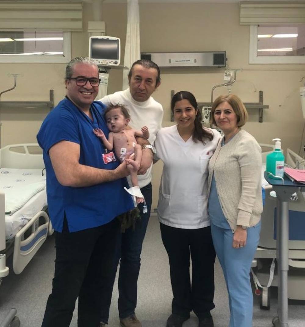Altı aylık Gazi bebek'e Balcalı'da akciğer damarı operasyonu